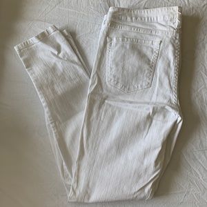 Guess White skinny jeans
